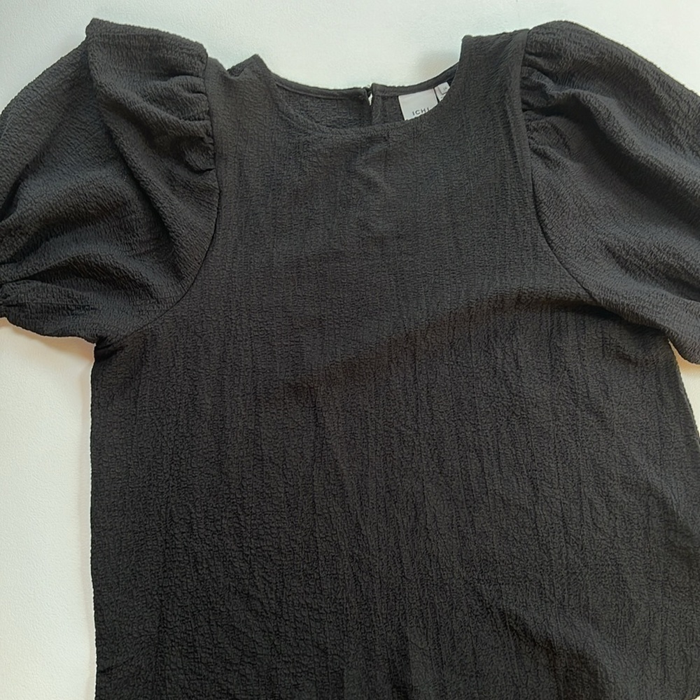 ICHI BLOUSE‎ SHORT office basic SLEEVE scandi sim… - image 6